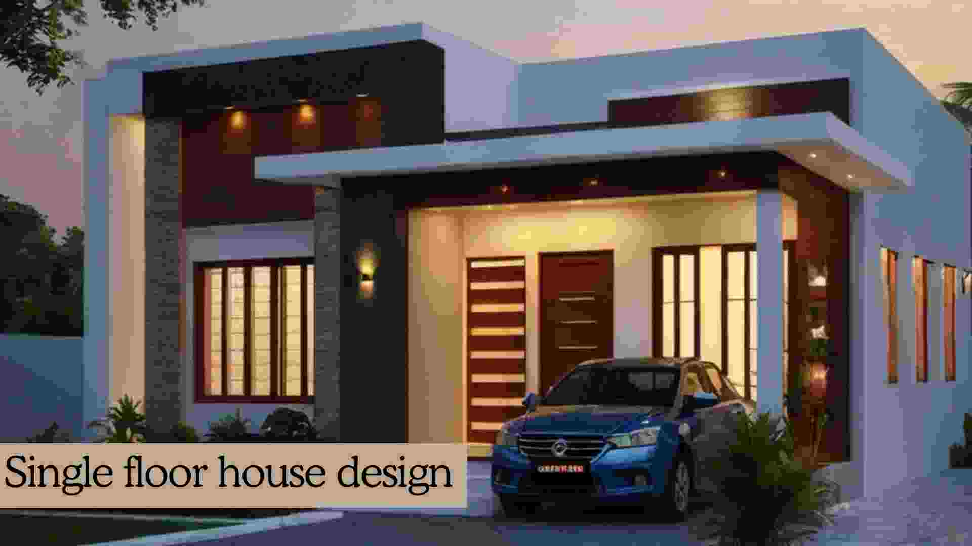 2BHK Indian Home: Single Floor House Design